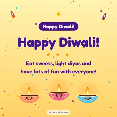 Happy Diwali! – Cute & Kids Diwali wish in English