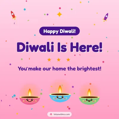 Diwali Is Here! – Cute & Kids Diwali wish in English