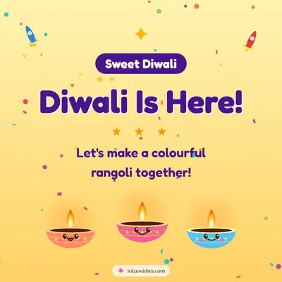 Diwali Is Here! – Cute & Kids Diwali wish in English