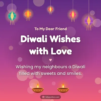 Diwali Wishes with Love – Family & Friends Diwali wish in English