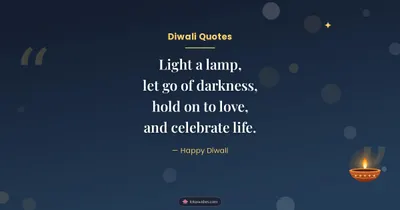 Diwali Quotes – Quotes & Status Diwali wishes image in English (landscape)