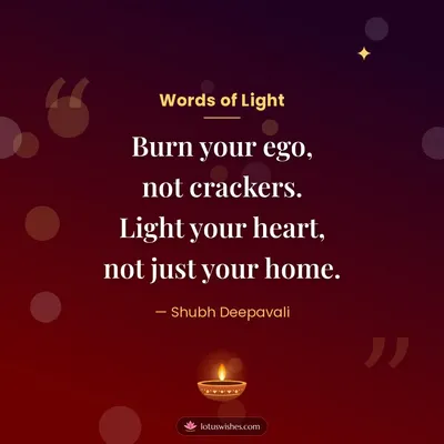 Words of Light – Quotes & Status Diwali wish in English