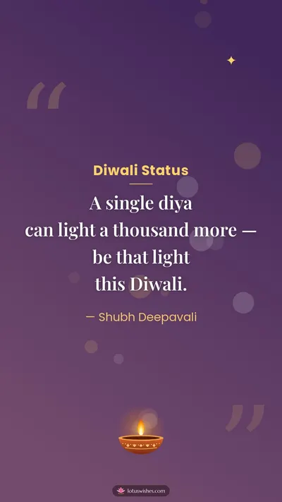 Diwali Status – Quotes & Status Diwali wishes image in English (story)