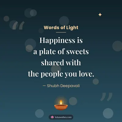 Words of Light – Quotes & Status Diwali wish in English