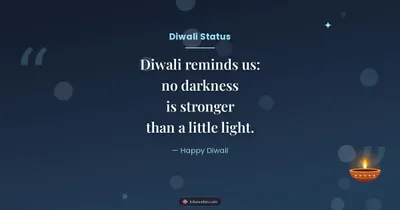 Diwali Status – Quotes & Status Diwali wishes image in English (landscape)