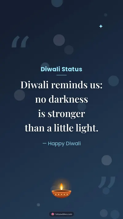 Diwali Status – Quotes & Status Diwali wishes image in English (story)