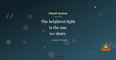 Diwali Quotes – Quotes & Status Diwali wishes image in English (landscape)