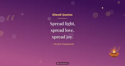 Diwali Quotes – Quotes & Status Diwali wishes image in English (landscape)