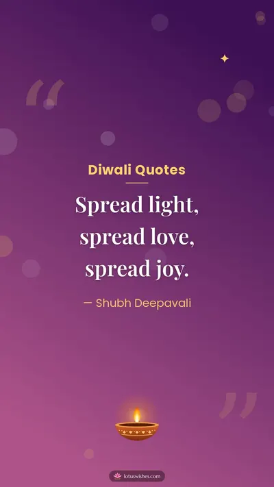 Diwali Quotes – Quotes & Status Diwali wishes image in English (story)