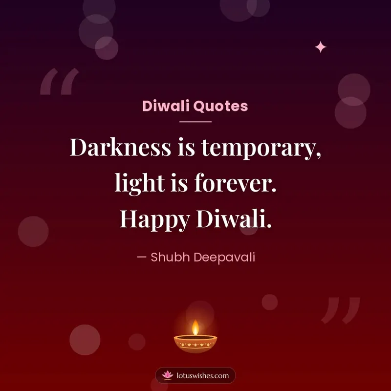 Diwali Quotes – Quotes & Status Diwali wishes image in English (square)