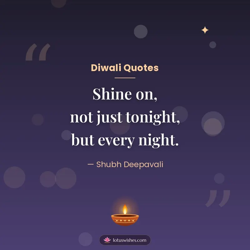 Diwali Quotes – Quotes & Status Diwali wishes image in English (square)