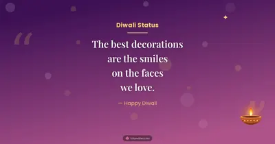 Diwali Status – Quotes & Status Diwali wishes image in English (landscape)