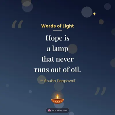 Words of Light – Quotes & Status Diwali wish in English
