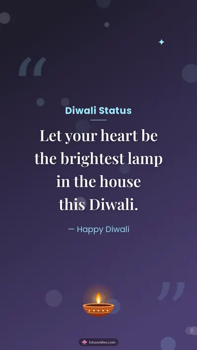 Diwali Status – Quotes & Status Diwali wishes image in English (story)