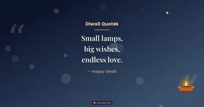 Diwali Quotes – Quotes & Status Diwali wishes image in English (landscape)