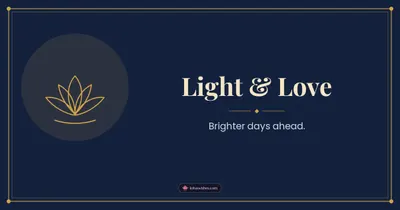 Light & Love – Simple & Elegant Diwali wishes image in English (landscape)