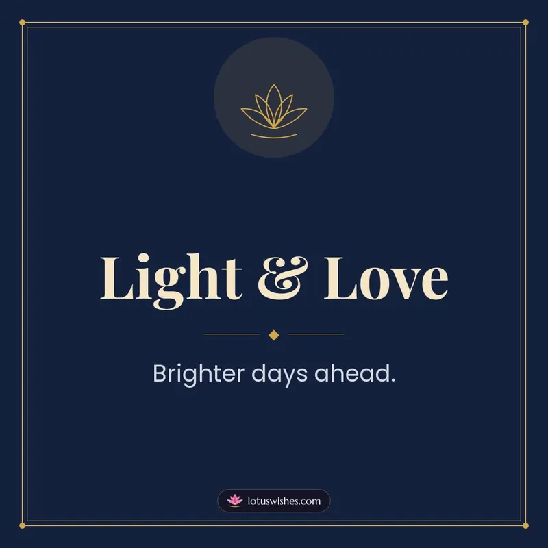 Light & Love – Simple & Elegant Diwali wishes image in English (square)