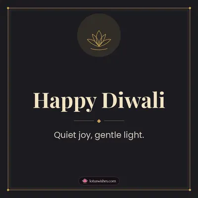 Happy Diwali – Simple & Elegant Diwali wish in English
