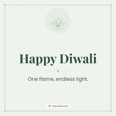 Happy Diwali – Simple & Elegant Diwali wish in English