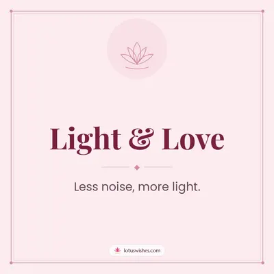 Light & Love – Simple & Elegant Diwali wish in English