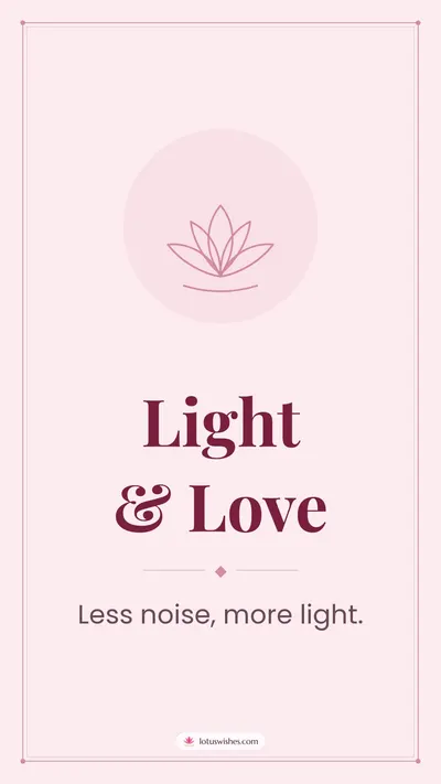 Light & Love – Simple & Elegant Diwali wishes image in English (story)