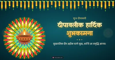 दीपावलीक हार्दिक शुभकामना – Deep & Aripan Diwali wishes image in Maithili (landscape)