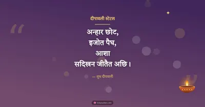 दीपावली स्टेटस – Kavita & Status Diwali wishes image in Maithili (landscape)